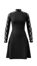 Load image into Gallery viewer, Zig Zag Jacquard Dress
